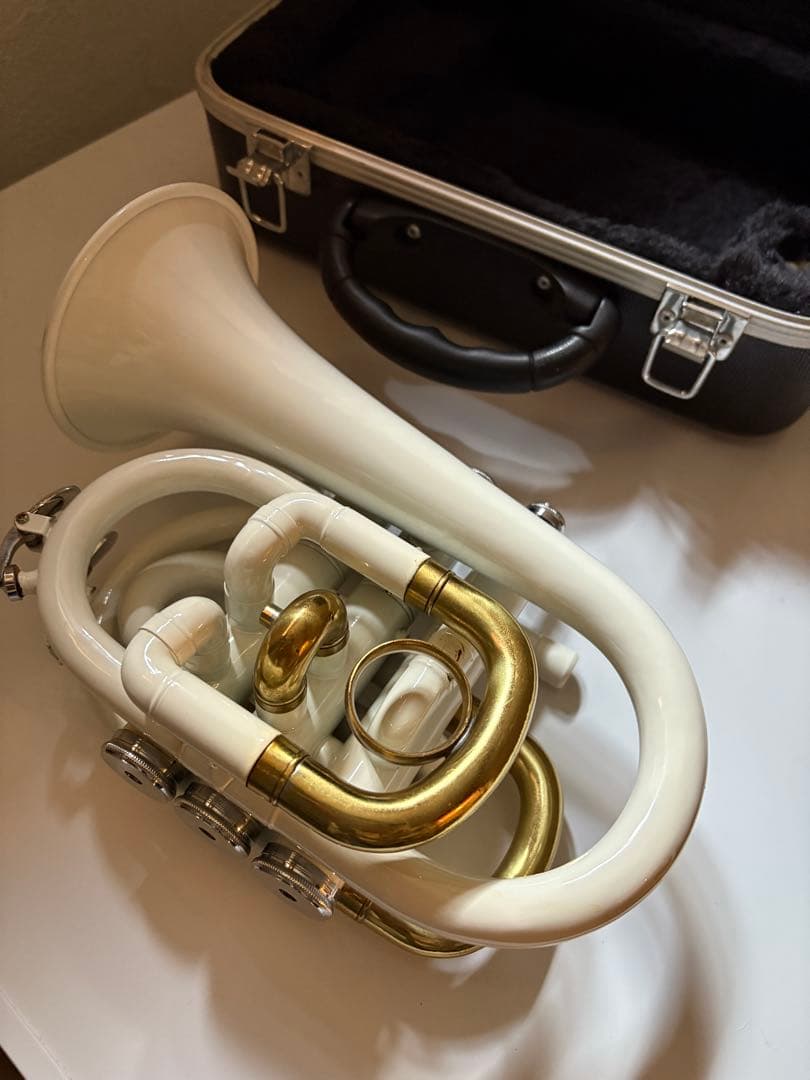 ポケットトランペット　ホワイト 本体