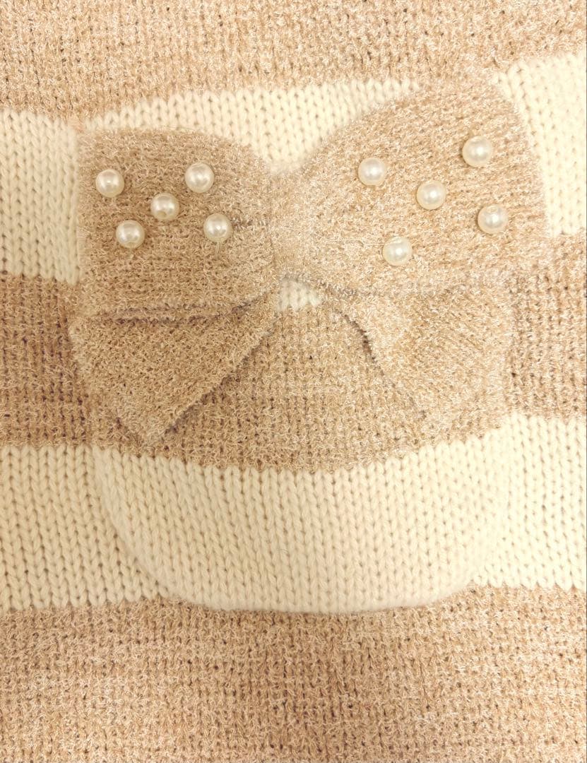 リズリサ★LIZLISA★人気完売品★ポケットパールリボン★ポンポンワンピース￼