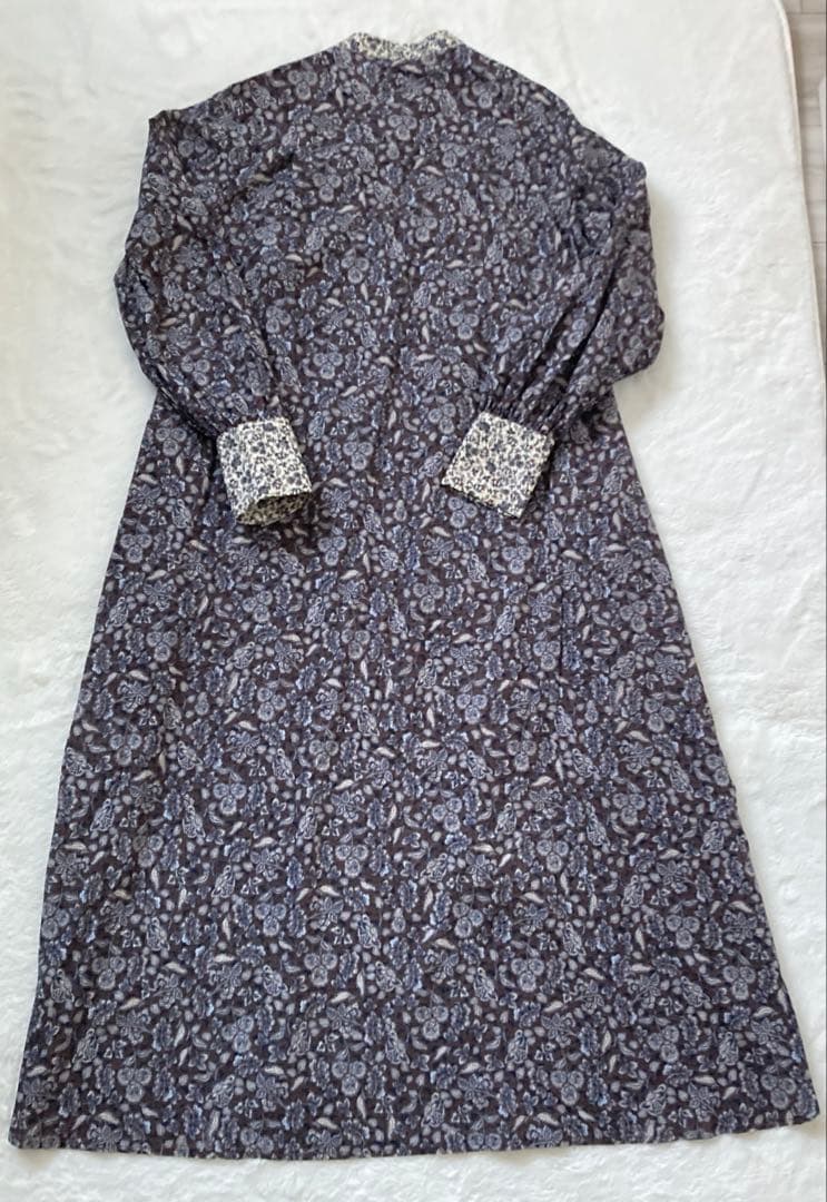 美品✨北欧暮らしの道具店「暮らしにときめき」大人のための柄ワンピース