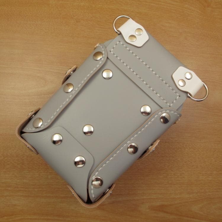 専用　ライトグレー＆カラフル　５丁差し　本革シザーケース　SCA-39/CHA