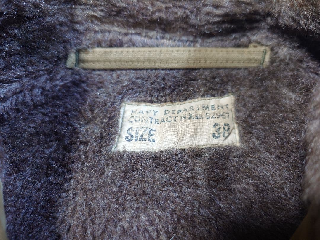 40's N-1　デッキジャケット　サイズ38　ステンシル