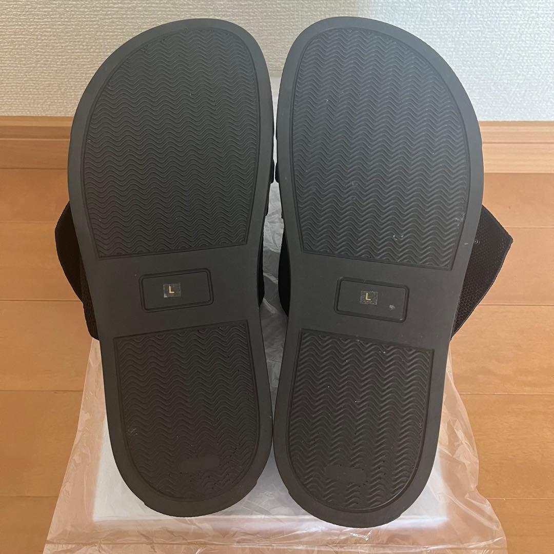 CUMUU_DIANA リボンニットサンダル クロニット/マルチビジュー L