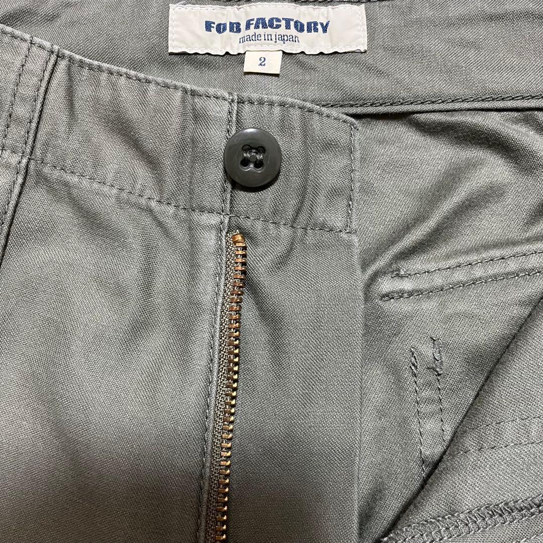 FOB FACTORY ベイカーパンツ　オリーブ　M