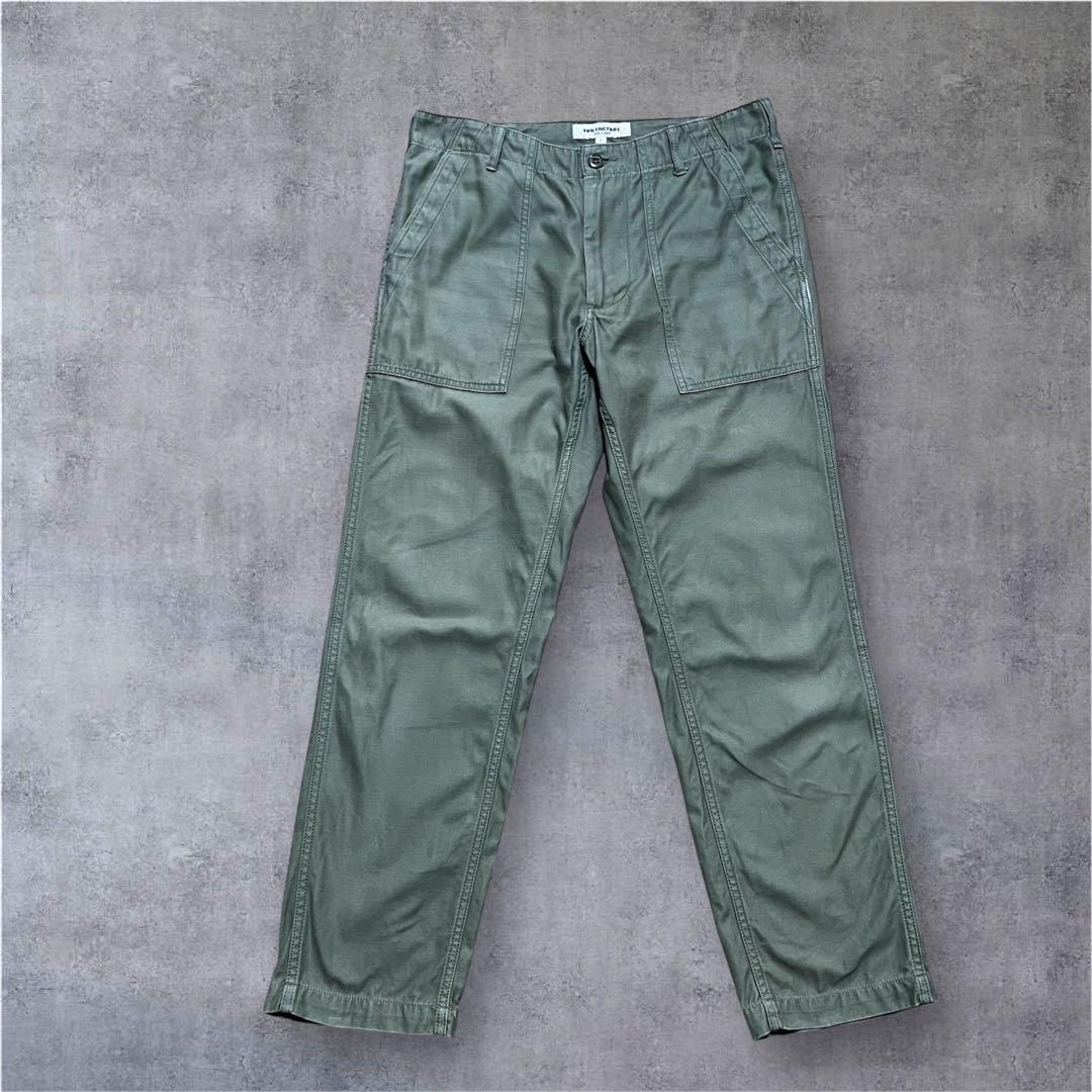 FOB FACTORY ベイカーパンツ　オリーブ　M