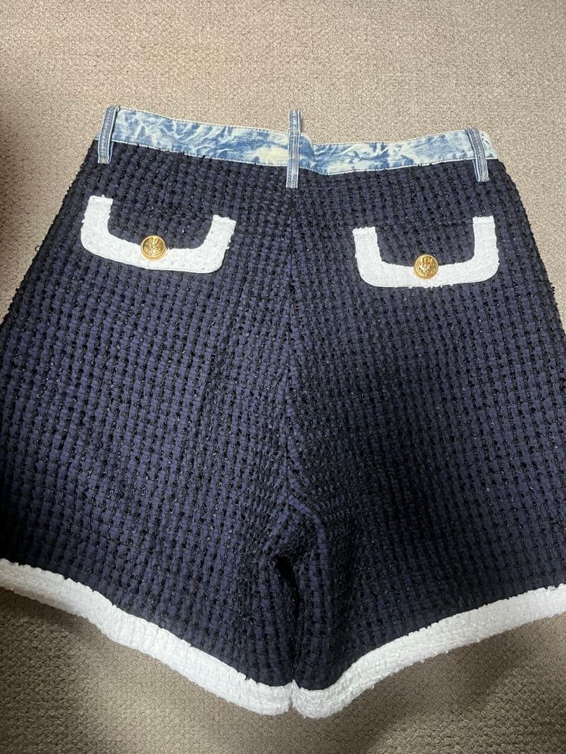 パンツ 24ss dsquared2 denim docking shorts