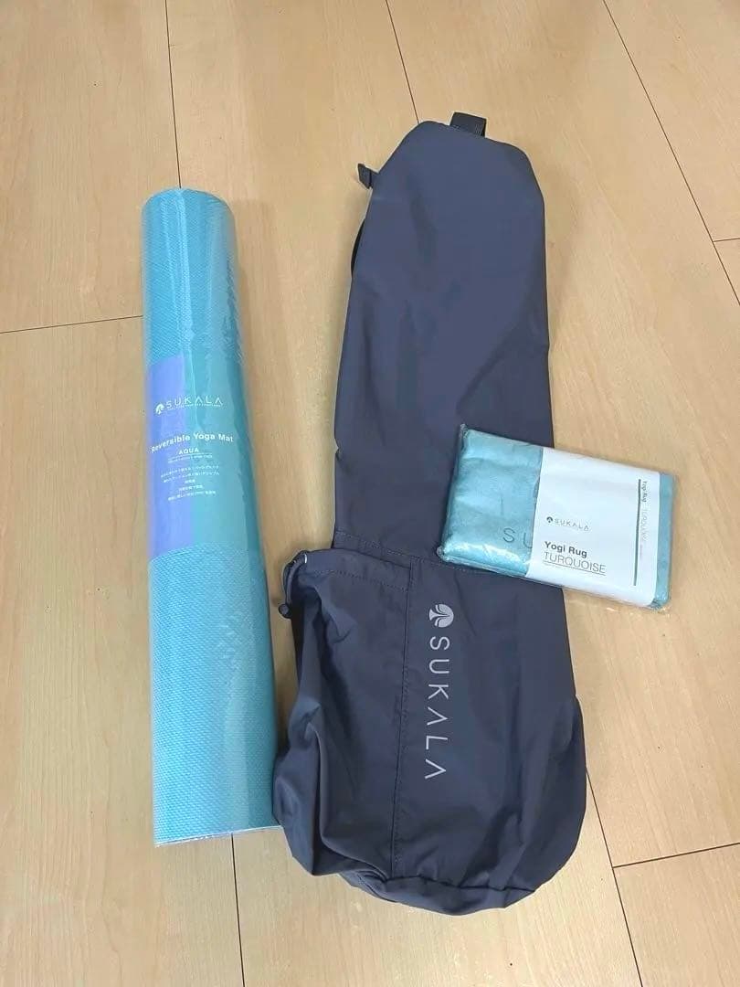 SUKALA LAVAリバーシブルヨガマット、ケース、ラグセット