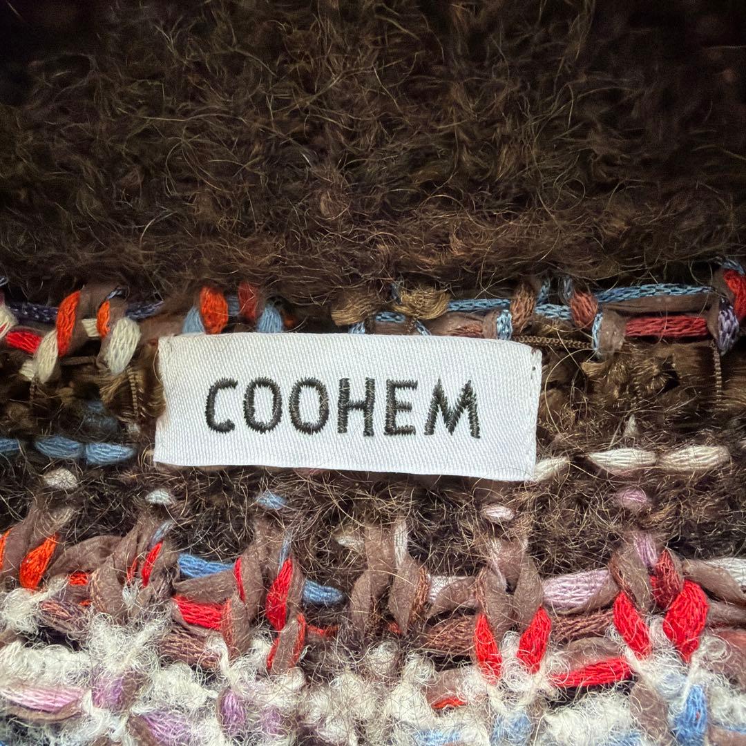 COOHEM クルーネックセーター ブラウン系