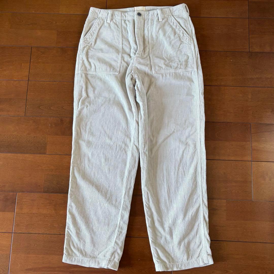 パンツ THE SHISHIKUI CORDUROY BAKER / CREAM 36