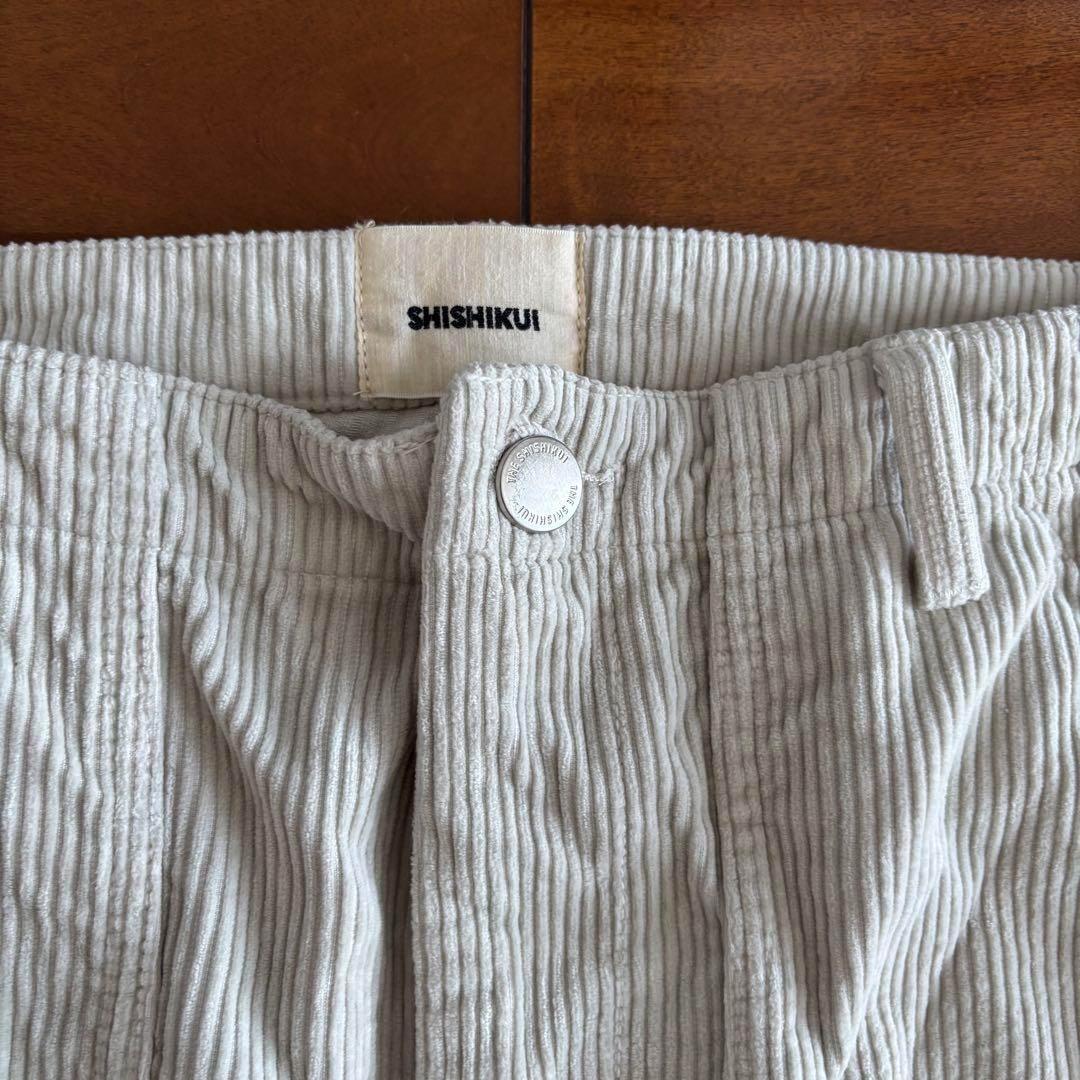 パンツ THE SHISHIKUI CORDUROY BAKER / CREAM 36
