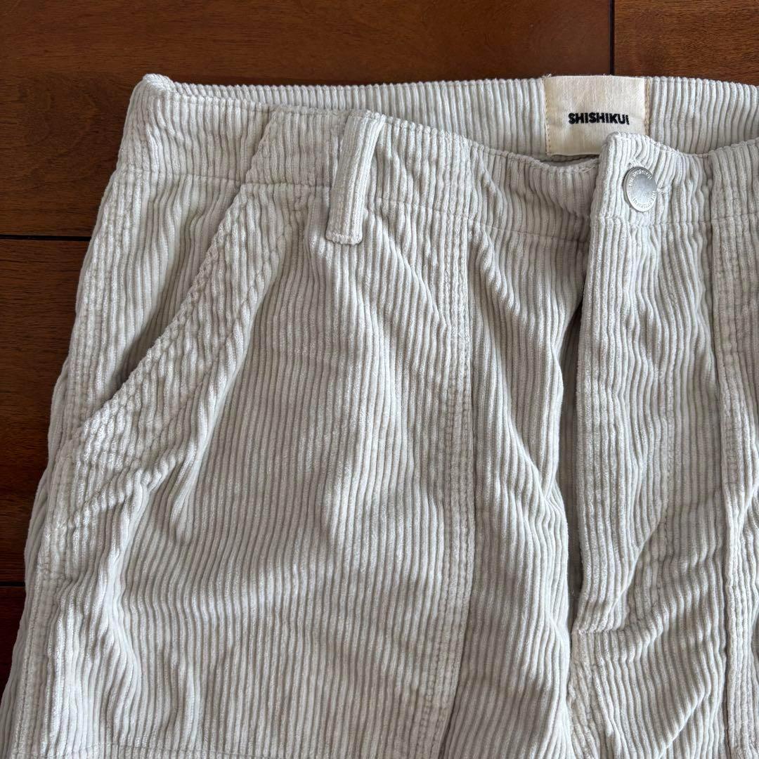 パンツ THE SHISHIKUI CORDUROY BAKER / CREAM 36
