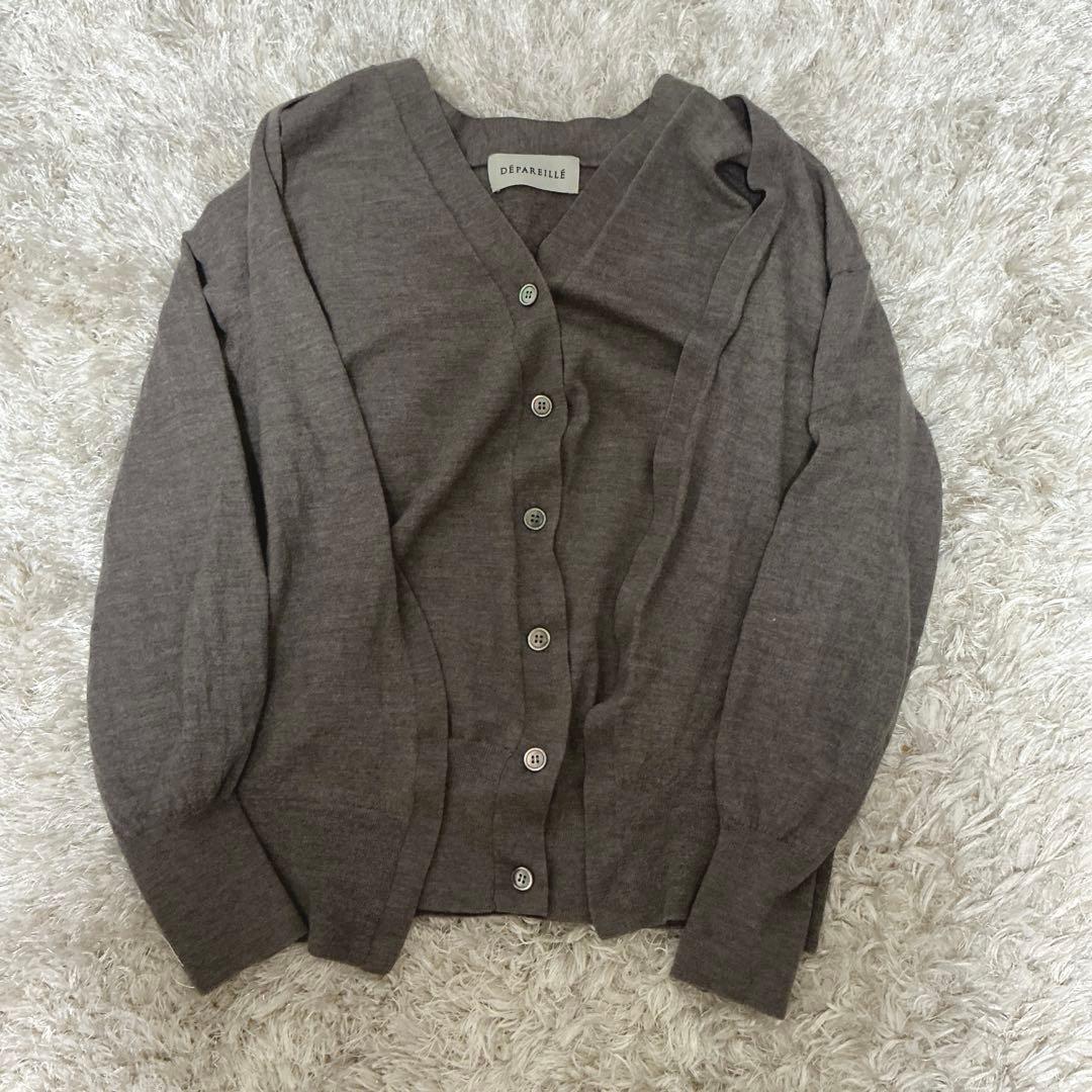 【24AW】depareille デパリエ カーディガン ニット