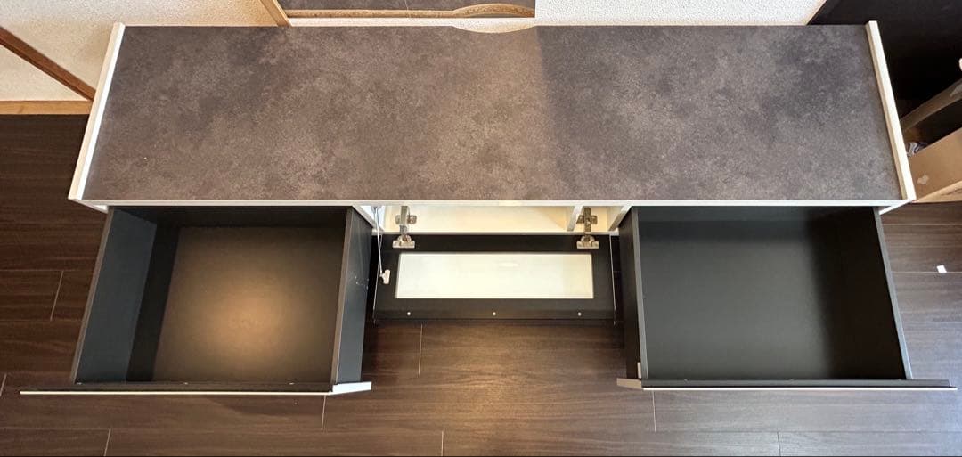 ※訳あり※パモウナ製　テレビボード　WVシリーズ　ホワイト　180