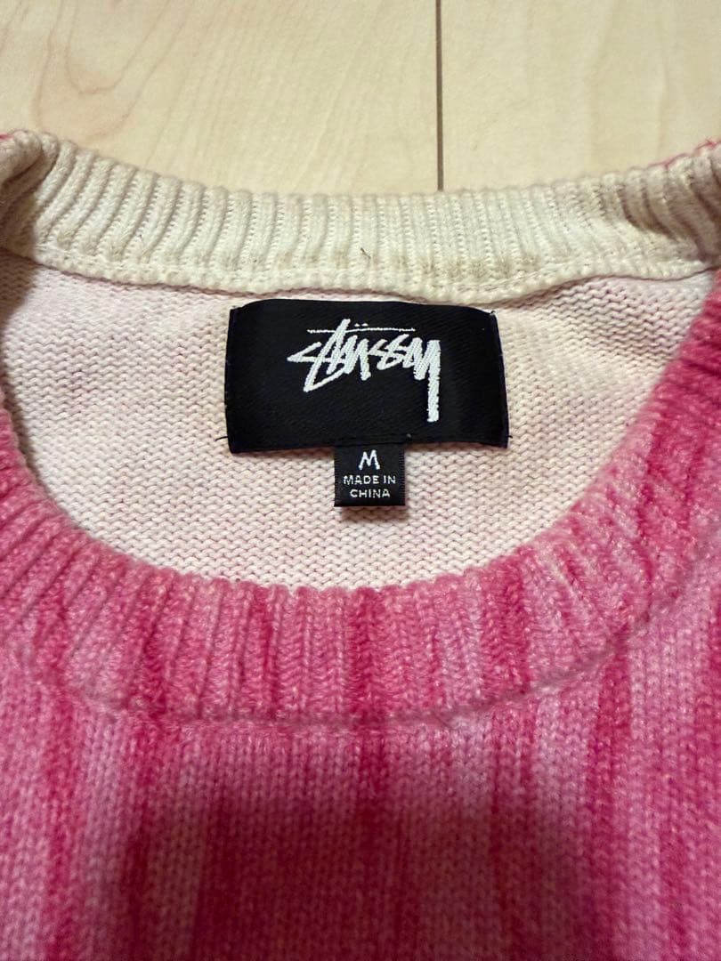 トップス Stussy PRINTED FUR SWEATER