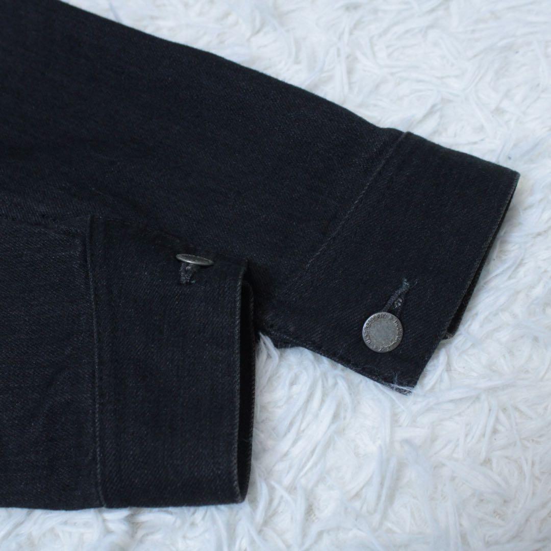 RUDE GALLERY 日本製 ホースハイド 切替トラッカージャケット 黒 4