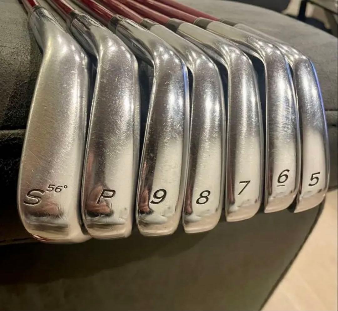 テーラードゴルフアイアン7本セット