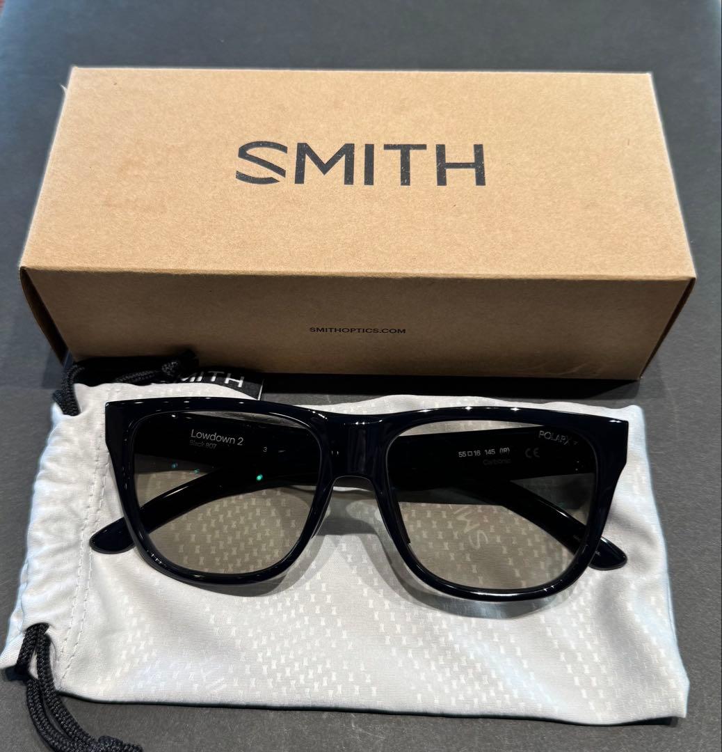 SMITH Lowdown 2 ブラックフレーム偏光サングラス