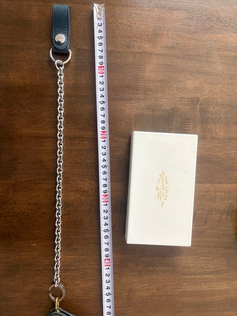 calee レザー ウォレットチェーン　箱あり