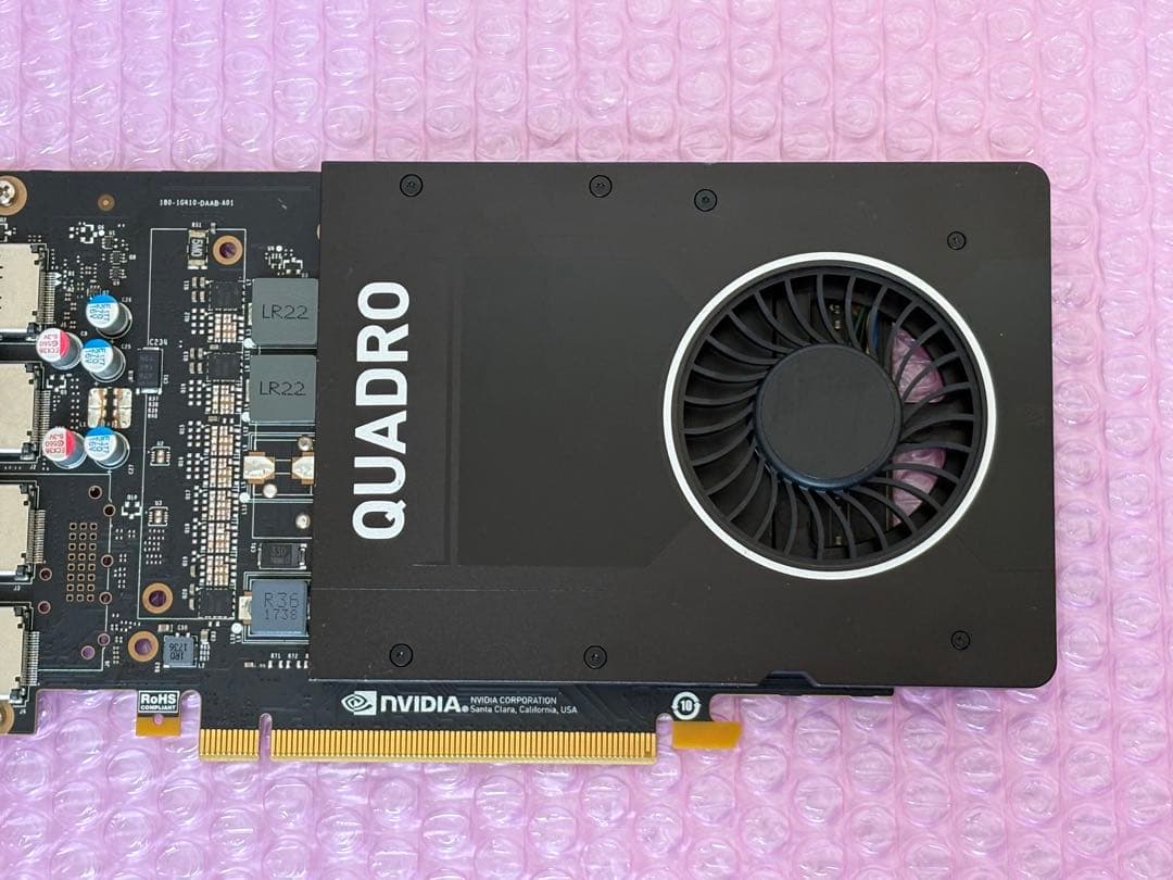 グラフィックボード・グラボ・ビデオカード NVIDIA QUADRO P2000 5GB GDDR5 SDRAM