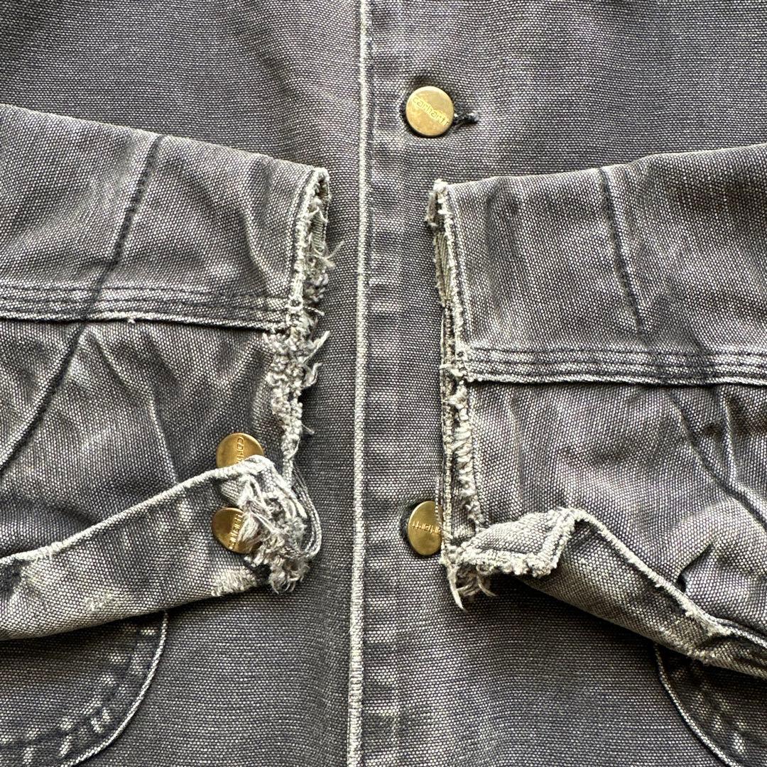 【墨黒】carhartt ミシガンチョアコート CB105 BLK