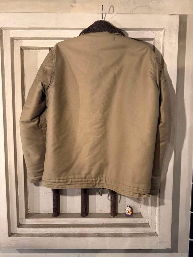 リアルマッコイズ　N1デッキジャケット　アルパカ100% L