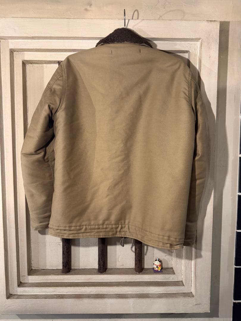 リアルマッコイズ　N1デッキジャケット　アルパカ100% L