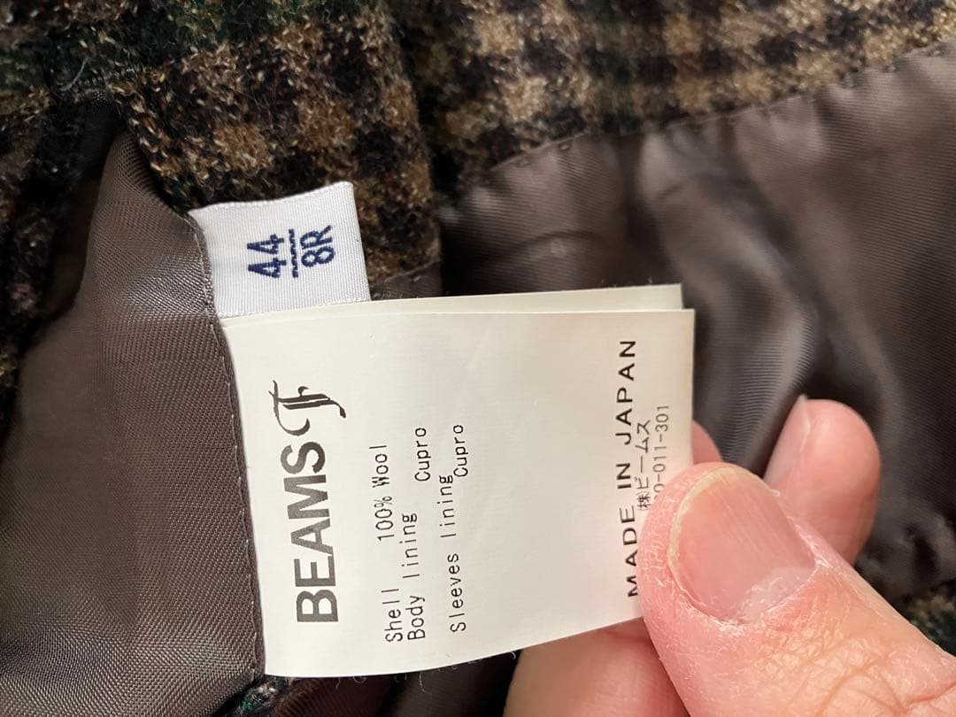 BEAMS F / DI PRAY ガンクラブチェック+ペーン ジャケット