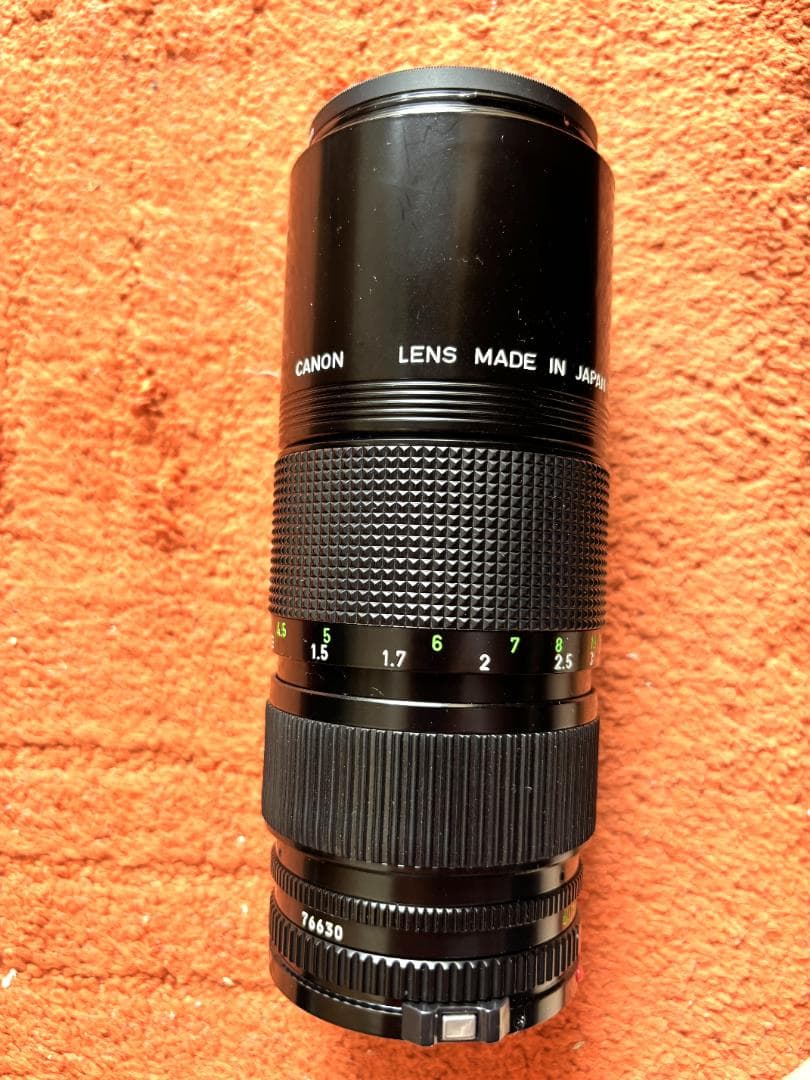 Canon FD80〜200mmF4 zoomレンズ