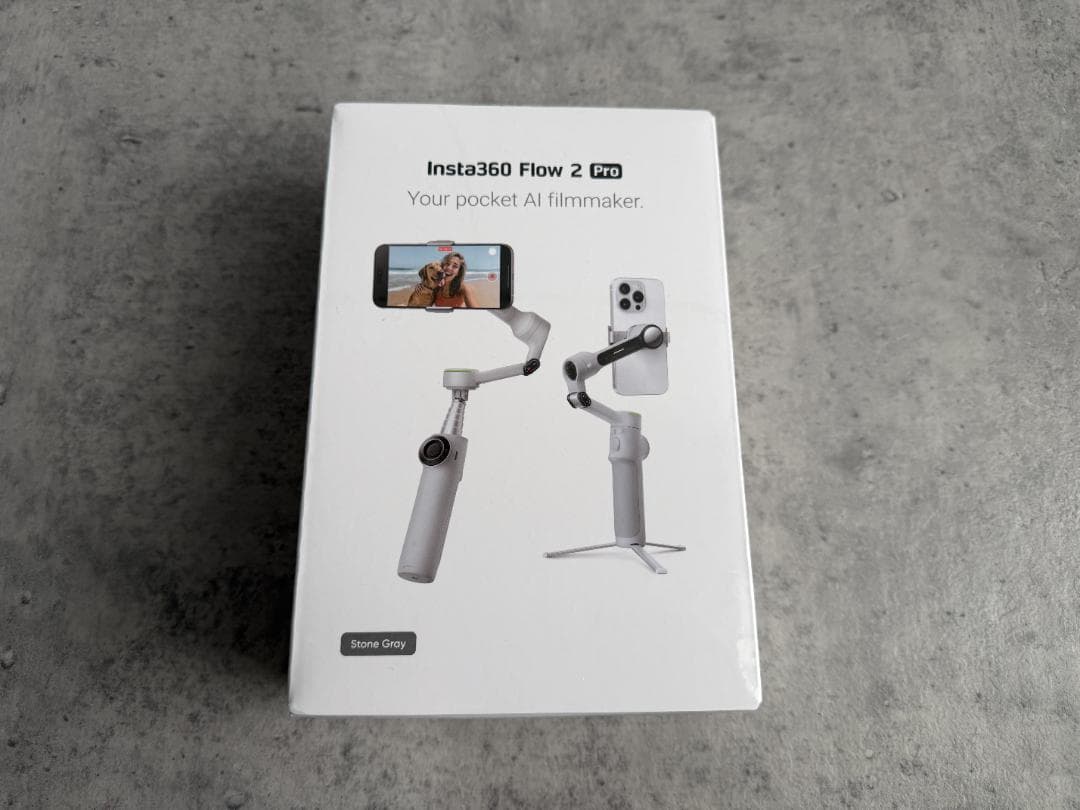 【新品未開封】insta360 Flow 2 pro (Stone Gray)