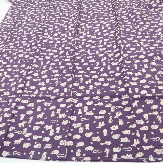 新品 鈴乃屋謹製 お正月 十二支 干支 着物 正絹 仕付け糸付 長襦袢 4928