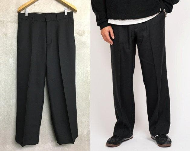 OVY オヴィー 美品 リラックス ワイド アクション スラックス パンツ