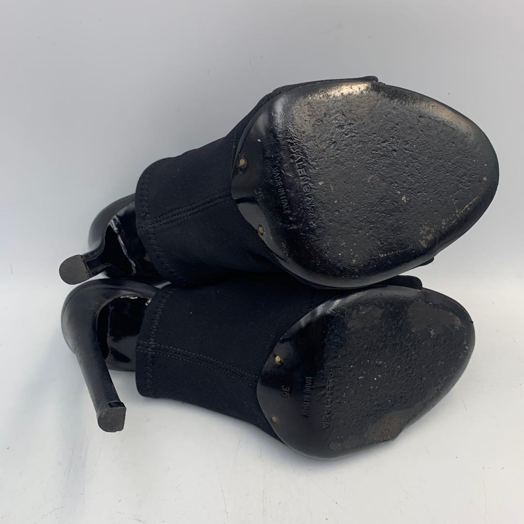 T675 バレンシアガ サンダル 35 約22.5cm ブラック