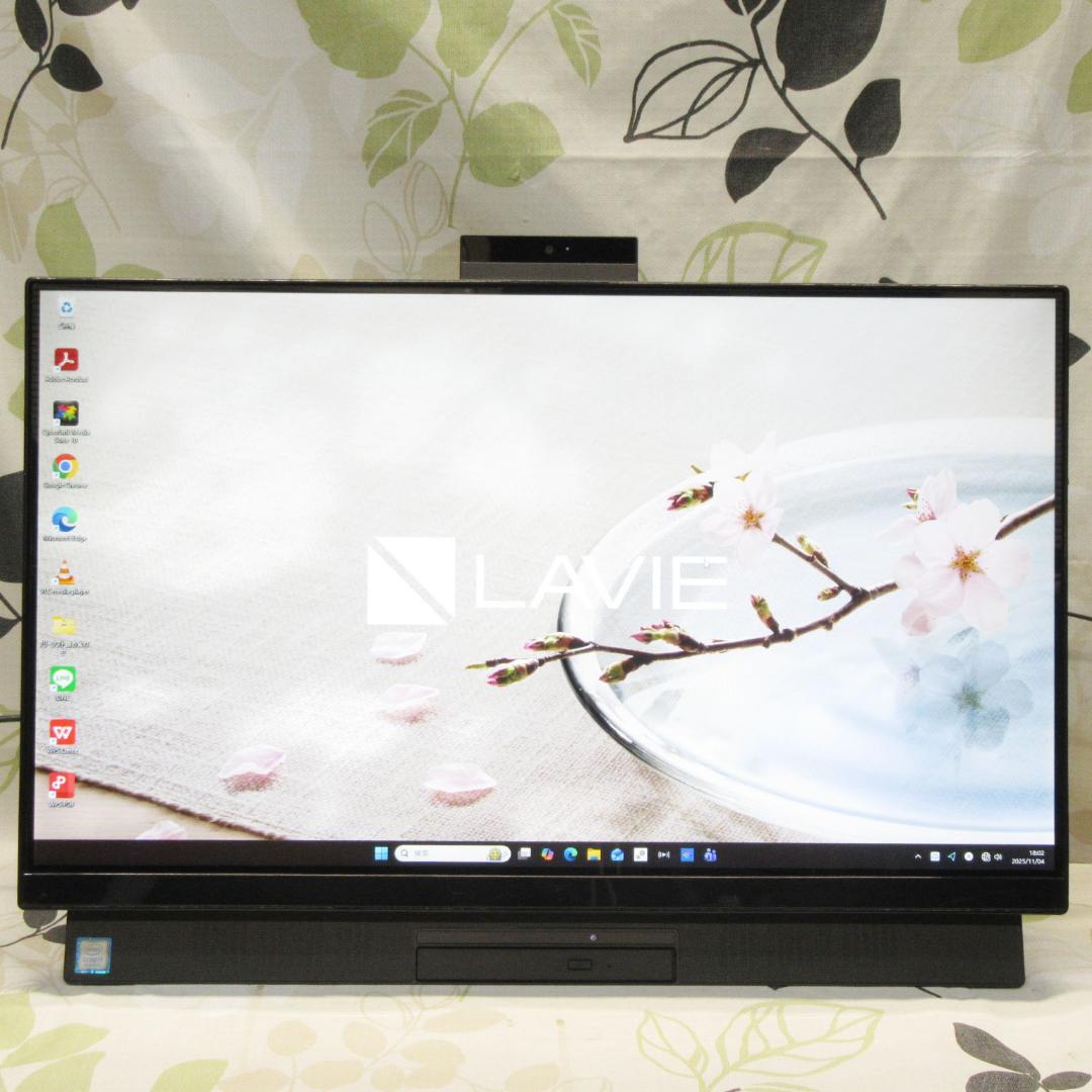 Win11公式対応8世代Corei7/メ16G/新品SSD+HDD/BD/無線