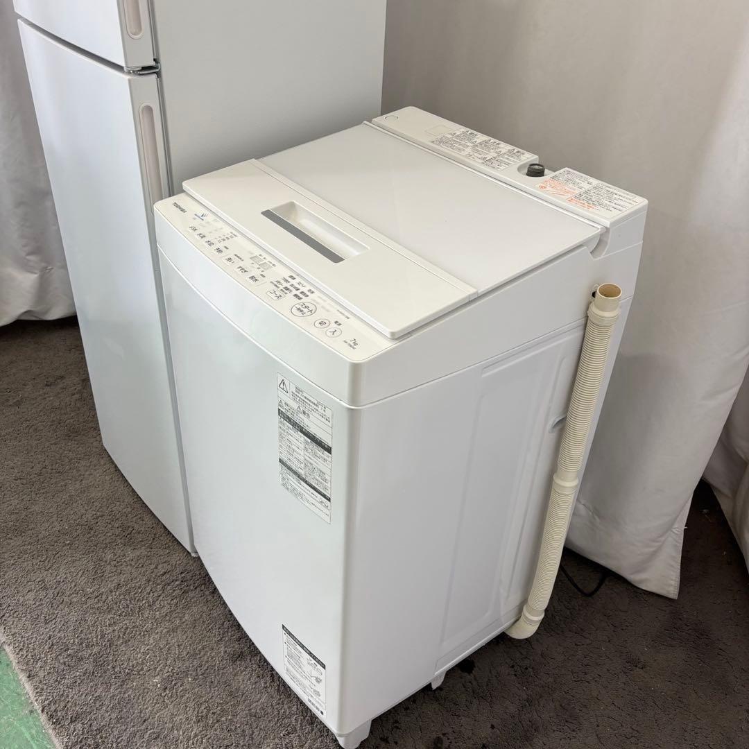 944⭕️冷蔵庫　洗濯機　東芝　一人暮らし　単身セット　安い　中古　設置無料