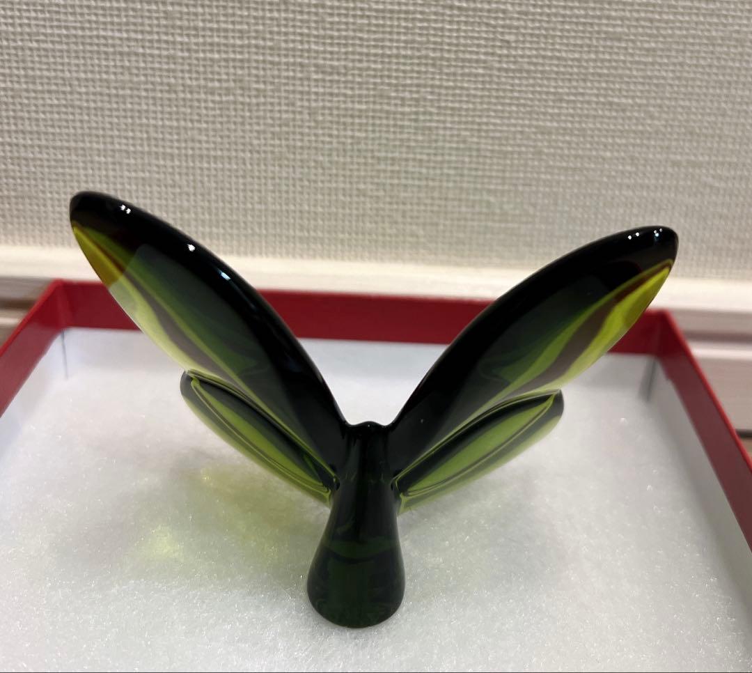 Baccarat ラッキーバタフライ　グリーン