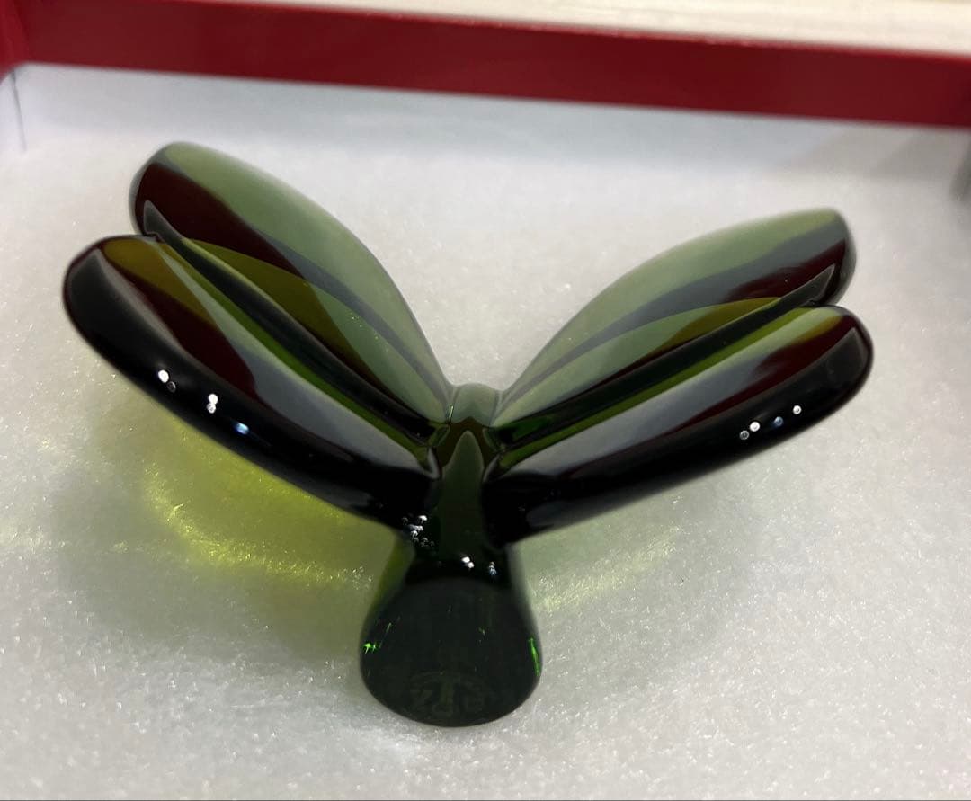 Baccarat ラッキーバタフライ　グリーン