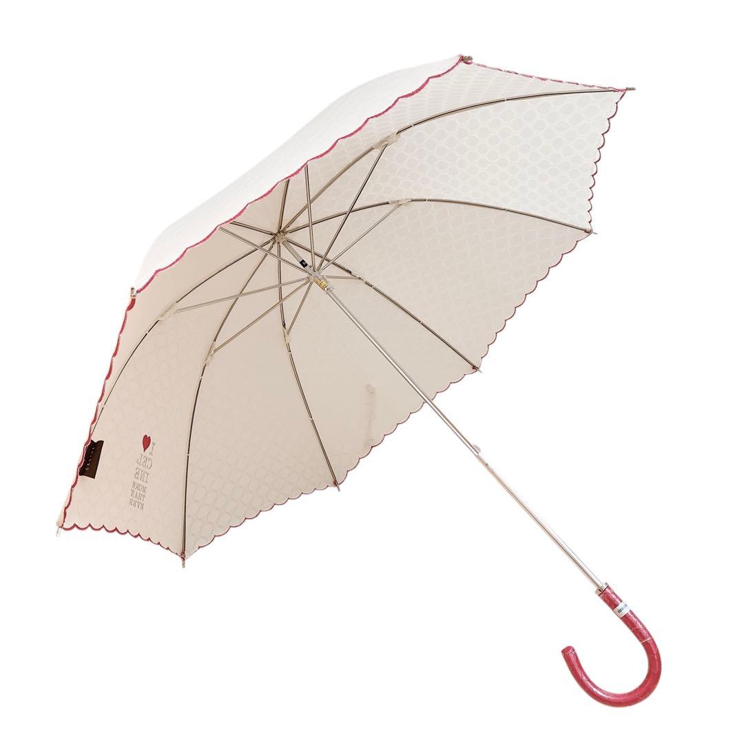 新品未使用 セリーヌ 傘 マカダム 総柄 トリオンフ 晴雨兼用 紫外線防止加工