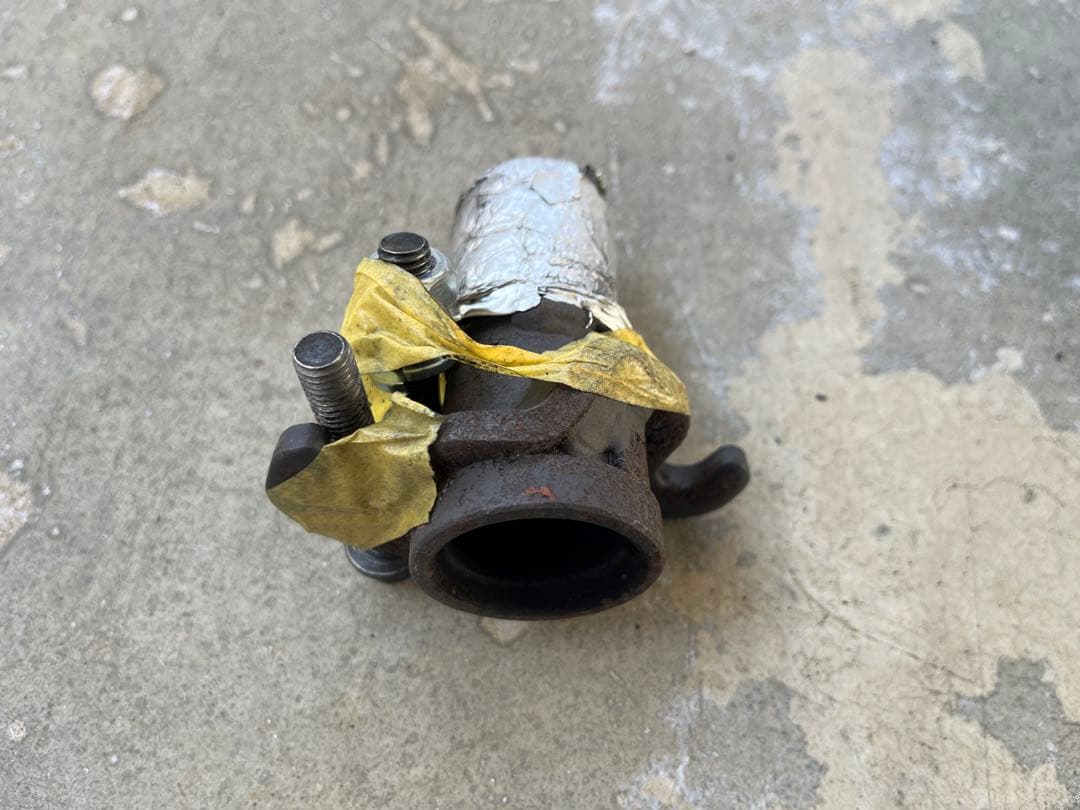 フュージョン　純正　加工マフラー