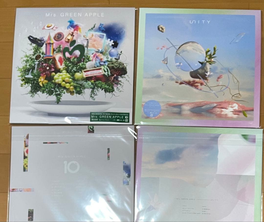 新品未開封レコード2種付ミセスグリーンアップル レコードプレイヤー　Mrs.