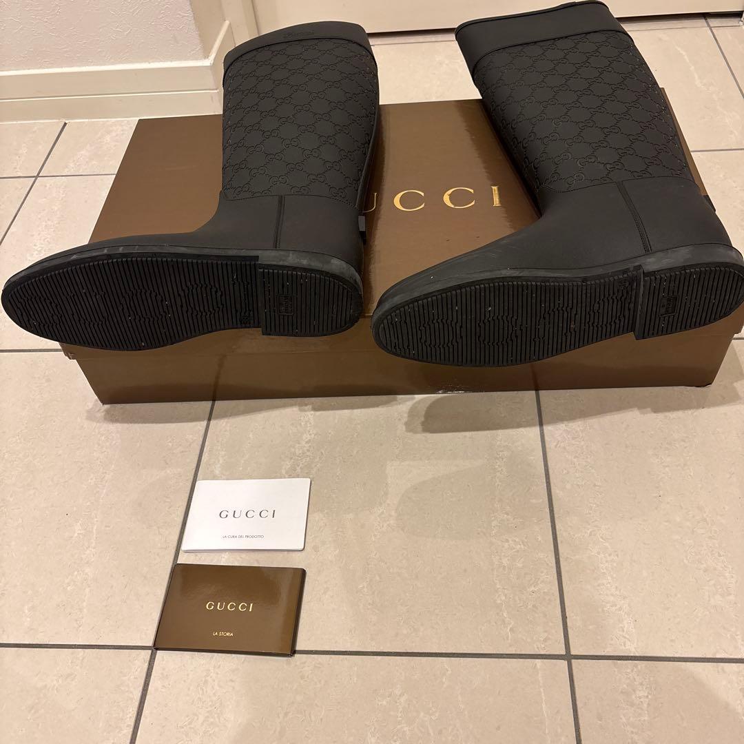 GUCCI ブラック 長靴・レインブーツ
