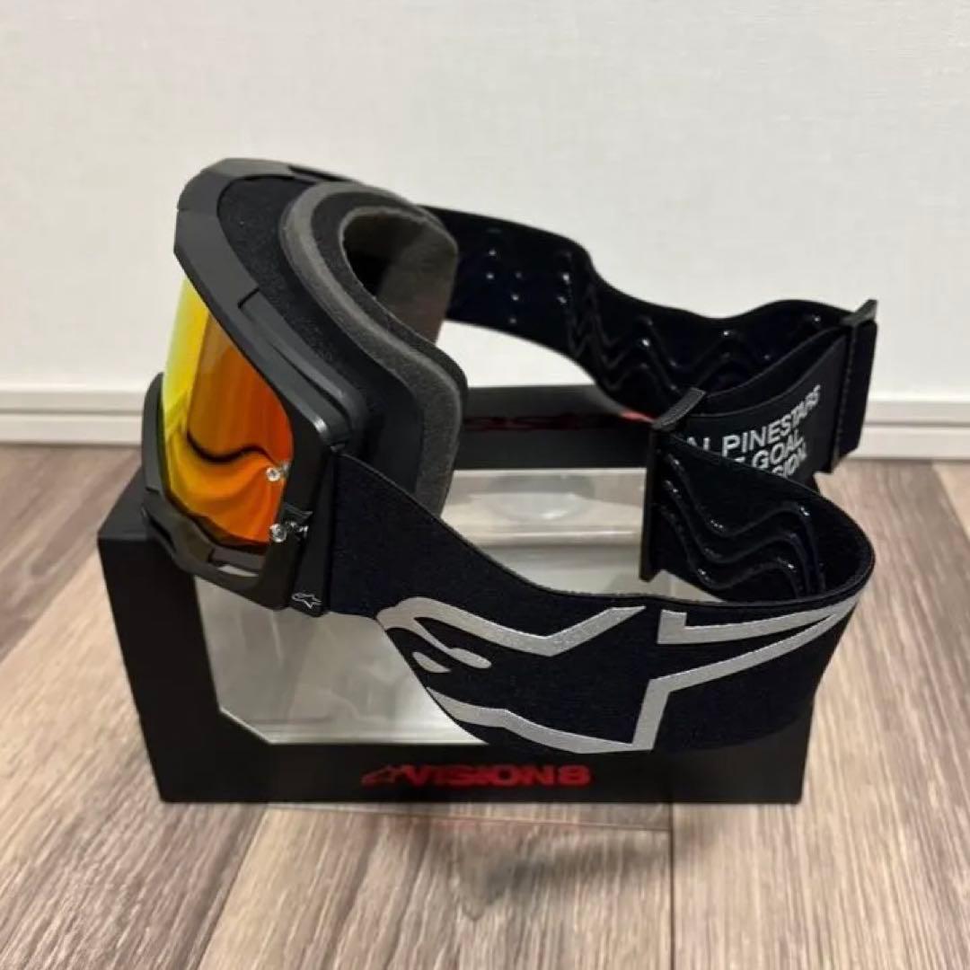 VISION8 ゴーグル ブラック　レッドミラーレンズ