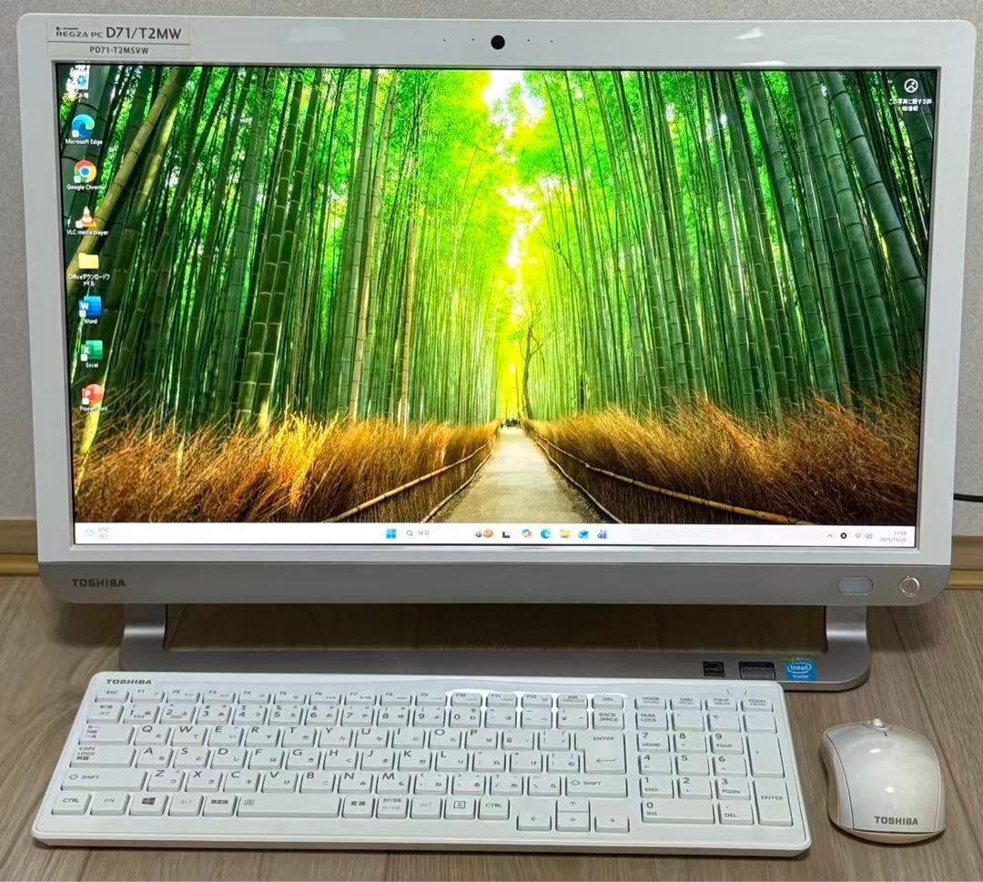 REGZA 一体型PC/メ16GB/SSD512/Office/モニタ機能付き