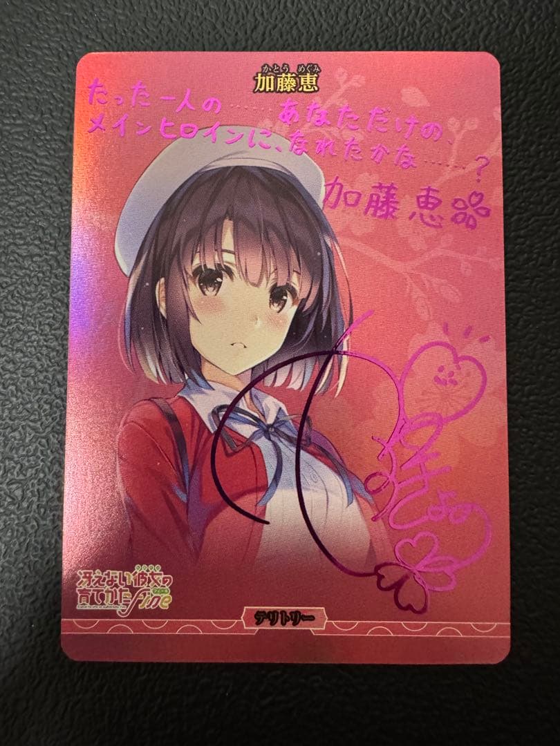 【まさとdazhangfu2013｛L｝】ビルディバイド 加藤恵BTサイン