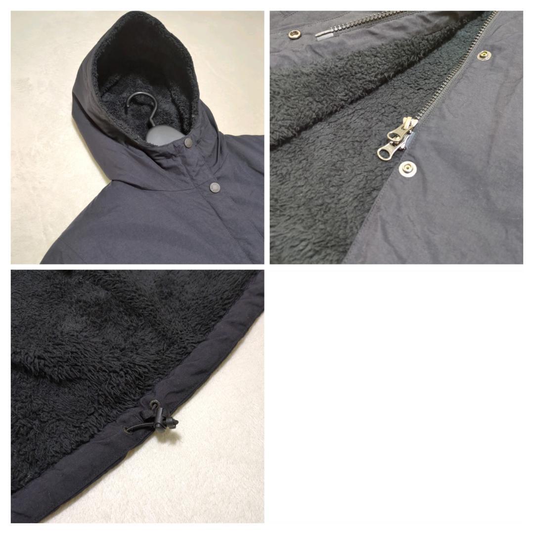 極美品✨ ノースフェイス モッズコート ノマドコート 黒 Lサイズ 裏ボア