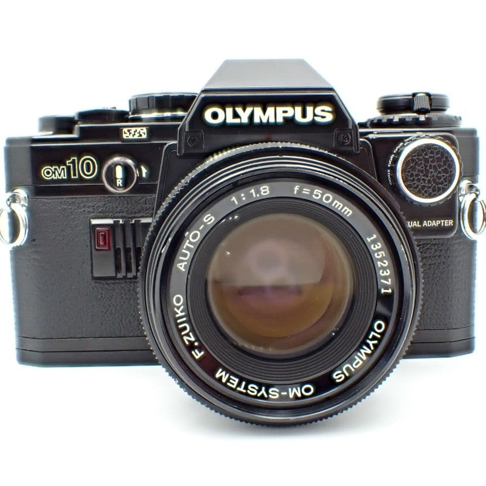 OLYMPUS OM-10&F.ZUIKO 50mm f1.8 Mアダプタ付