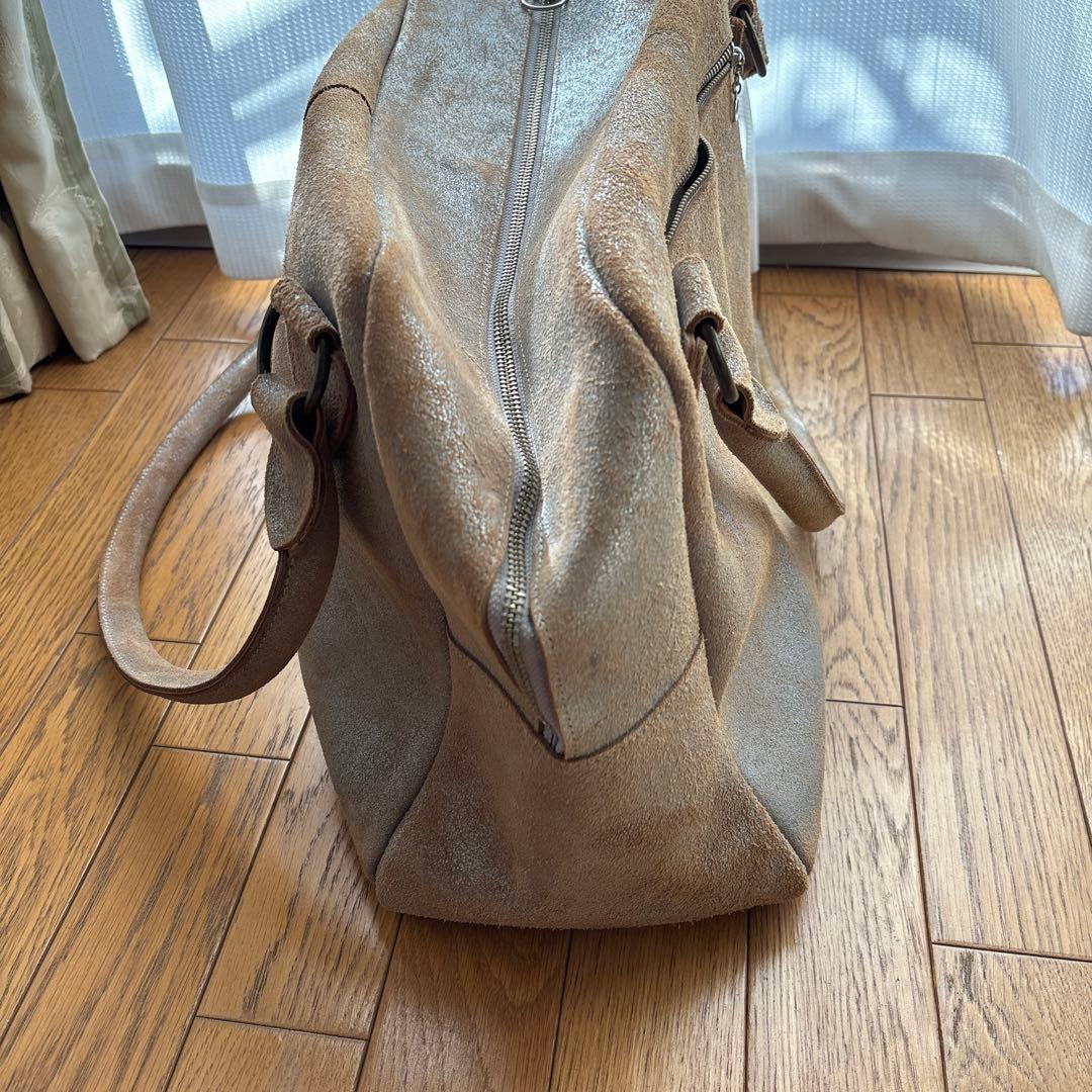 kapital クラックレザーバッグ