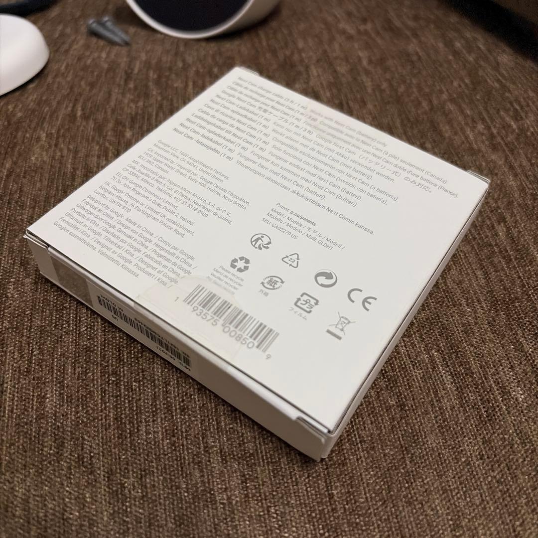 Google Nest Cam 新品充電ケーブル