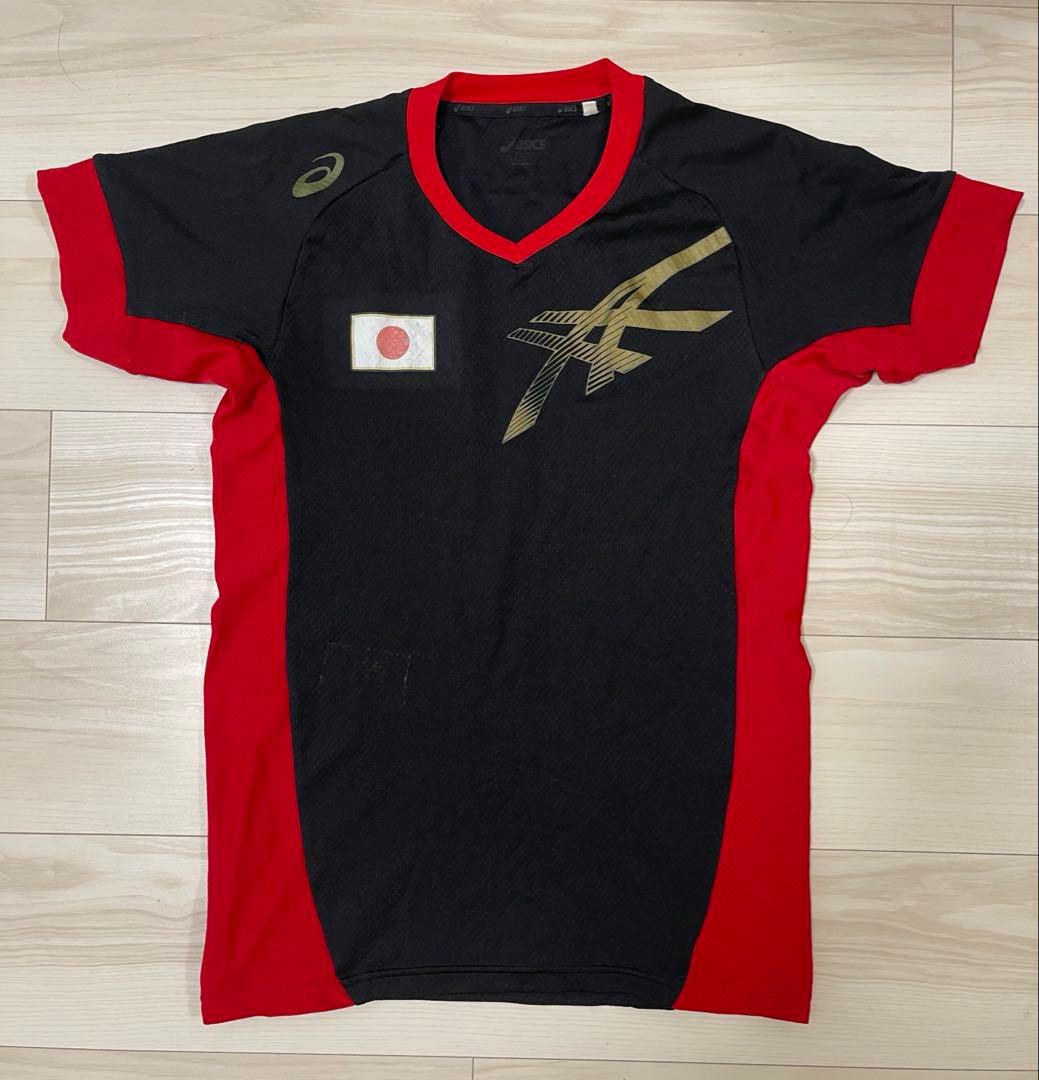 アシックス 日本代表 バレーボールシャツ