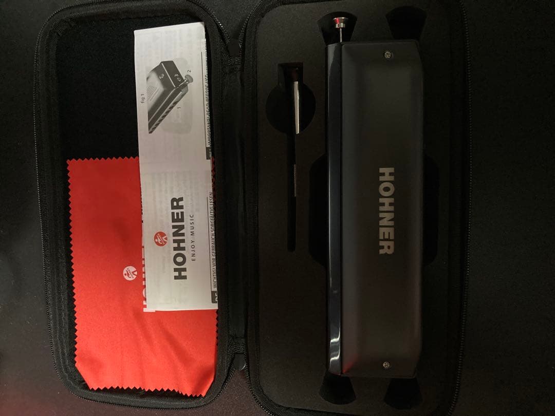 Hohner ハーモニカ 本体 黒