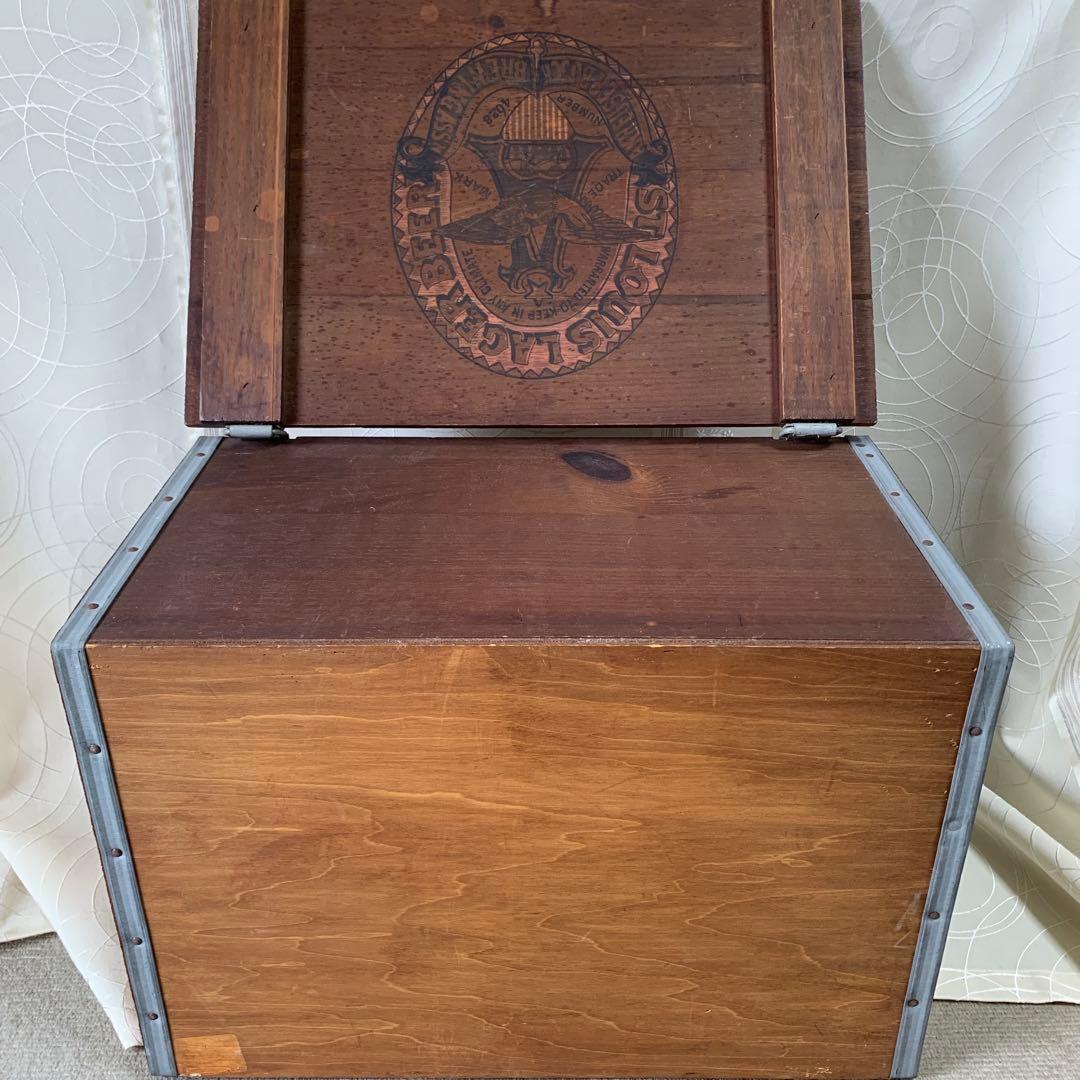 アメリカビールボックス　Anheuser-Busch ビンテージビールケース