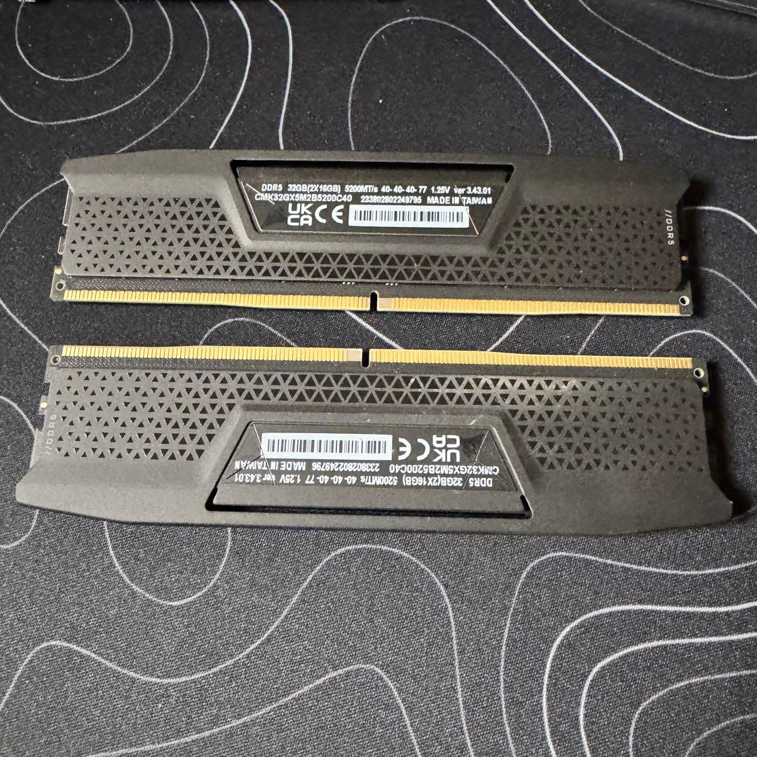 メモリー Corsair Vengeance DDR5 32GB 5200MHz